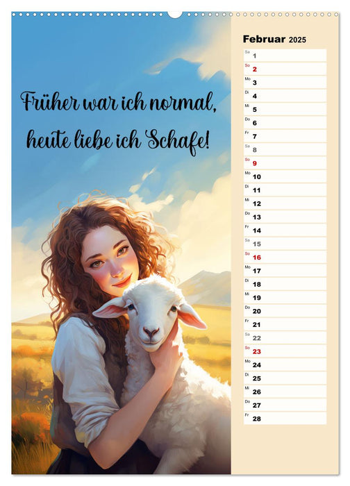 Schäfersprüche (CALVENDO Premium Wandkalender 2025)