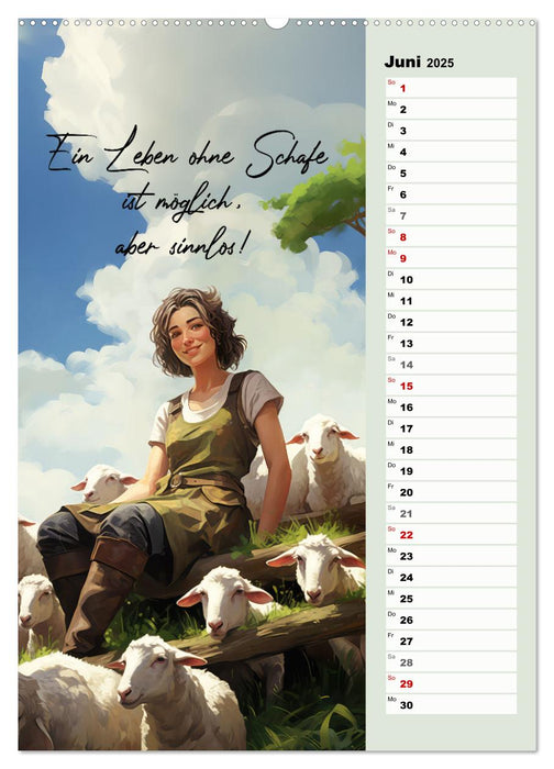 Schäfersprüche (CALVENDO Premium Wandkalender 2025)