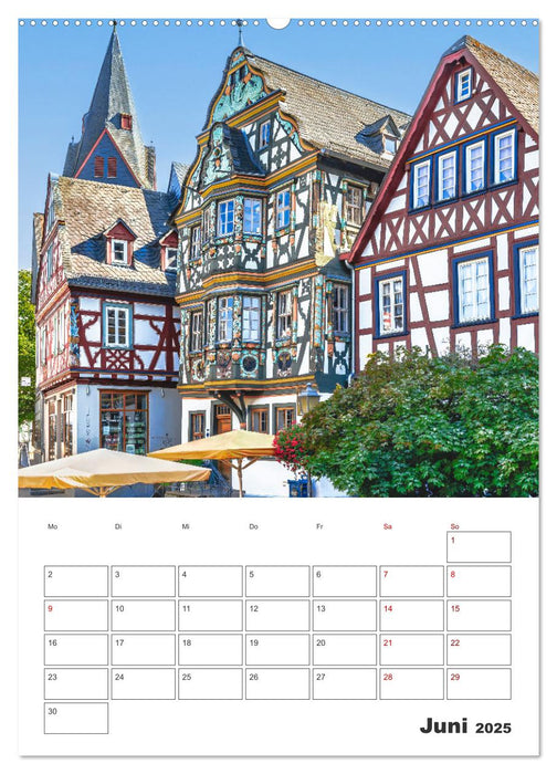 Idstein - Fachwerktraum im Herzen des Taunus (CALVENDO Premium Wandkalender 2025)