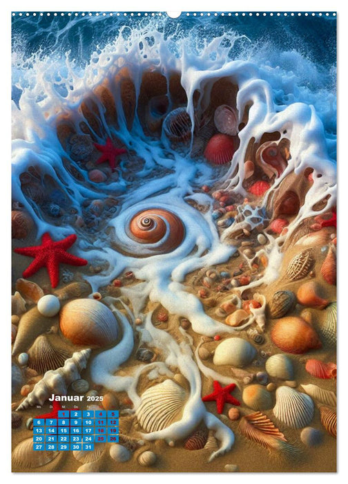 Aus Sand und Meerschaum! (CALVENDO Premium Wandkalender 2025)