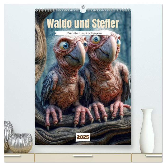 Waldo und Stefler (CALVENDO Premium Wandkalender 2025)