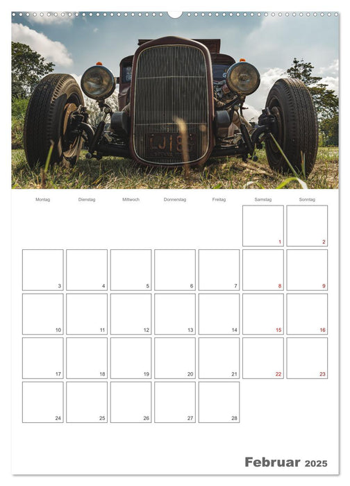 HOT RODS - V8 aus Leidenschaft - Planer (CALVENDO Wandkalender 2025)