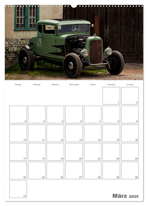 HOT RODS - V8 aus Leidenschaft - Planer (CALVENDO Wandkalender 2025)