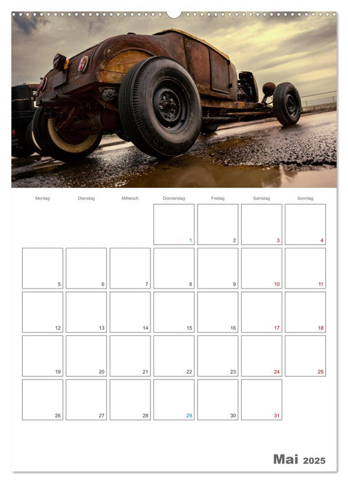 HOT RODS - V8 aus Leidenschaft - Planer (CALVENDO Wandkalender 2025)