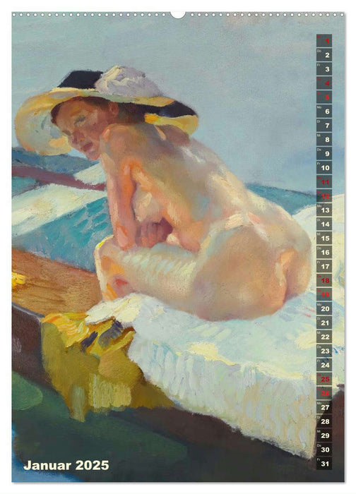 Leo Putz - Die Kunst der Sinnlichkeit (CALVENDO Wandkalender 2025)