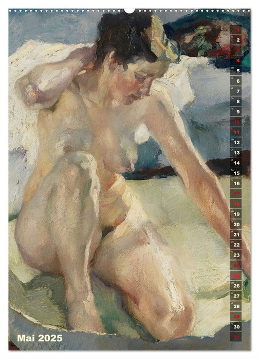 Leo Putz - Die Kunst der Sinnlichkeit (CALVENDO Wandkalender 2025)