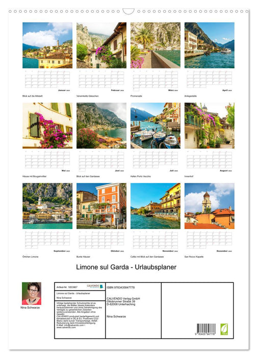 Limone sul Garda - Urlaubsplaner (CALVENDO Wandkalender 2025)
