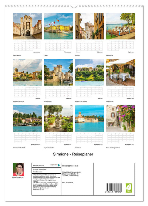 Sirmione - Reiseplaner (CALVENDO Premium Wandkalender 2025)