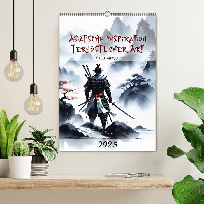 Asiatische Inspiration Fernöstlicher Art - Helle Werke (CALVENDO Wandkalender 2025)