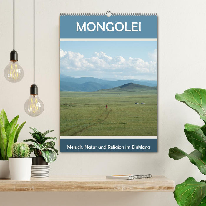 Mongolei - Mensch, Natur und Religion im Einklang (CALVENDO Wandkalender 2025)