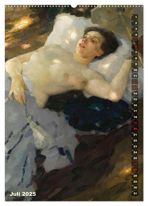 Leo Putz - Die Kunst der Sinnlichkeit (CALVENDO Premium Wandkalender 2025)