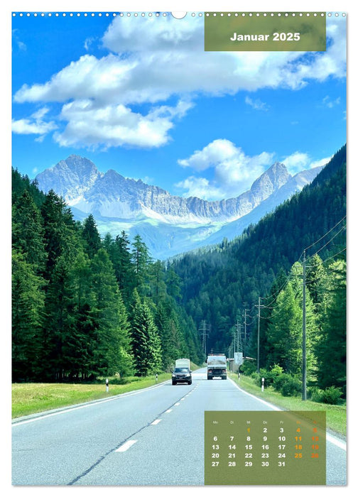 Erlebe mit mir die Alpen (CALVENDO Wandkalender 2025)