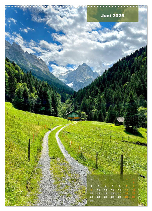 Erlebe mit mir die Alpen (CALVENDO Wandkalender 2025)