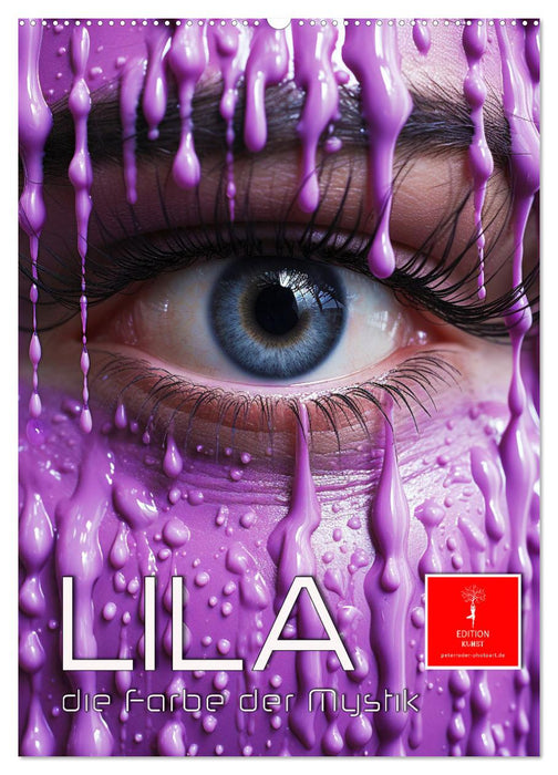 Lila, die Farbe der Mystik (CALVENDO Wandkalender 2025)