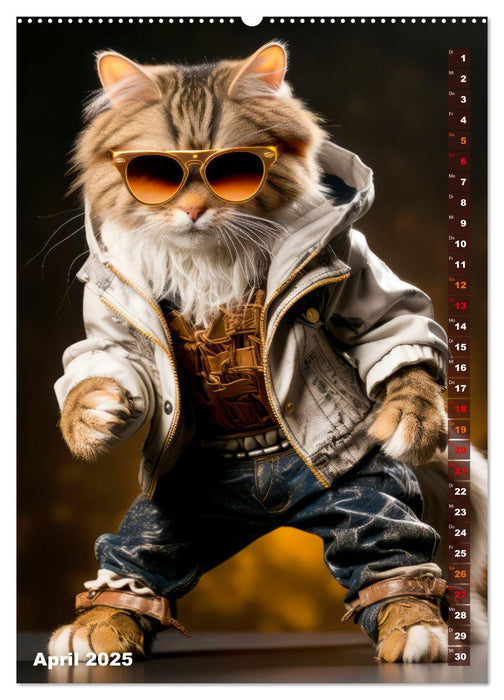 Stylische Katzen (CALVENDO Wandkalender 2025)
