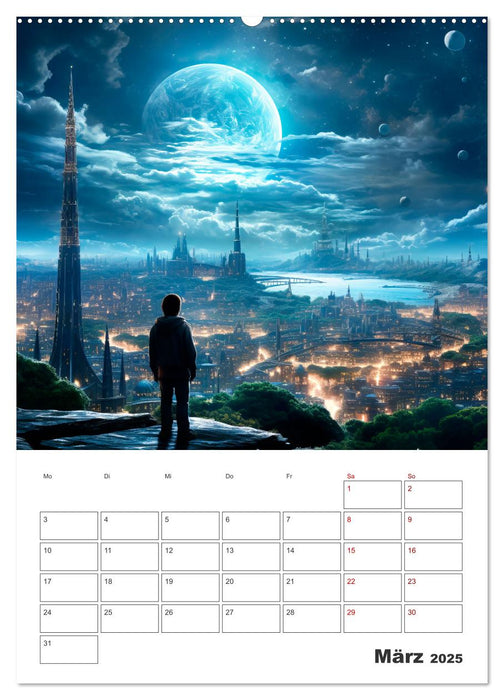 FERNE WELTEN Cooler Terminplaner (CALVENDO Wandkalender 2025)