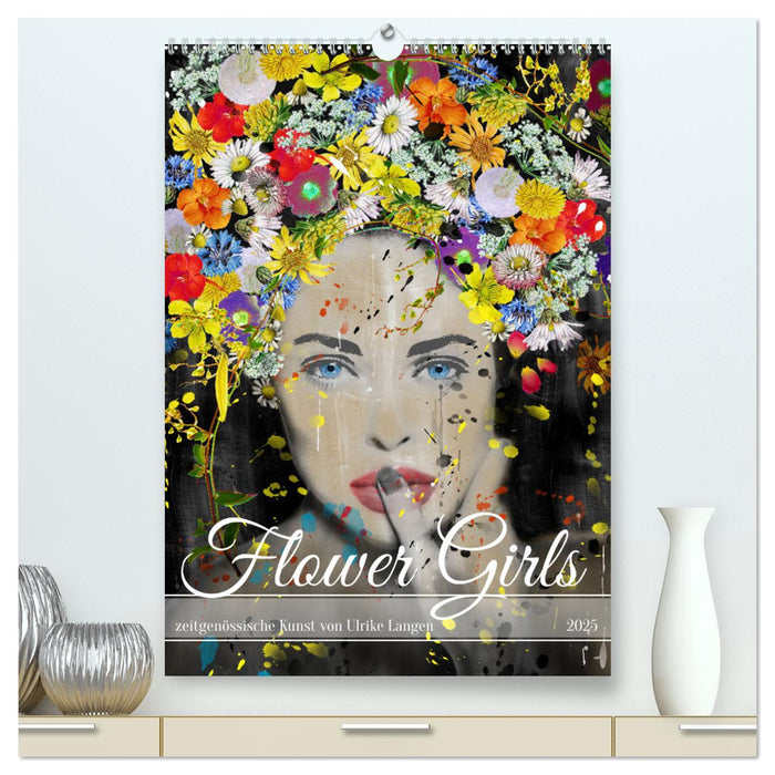 FLOWER GIRLS (CALVENDO Premium Wandkalender 2025)