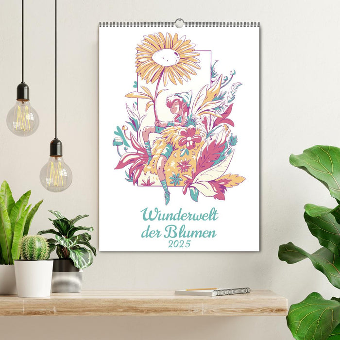 Wunderwelt der Blumen (CALVENDO Wandkalender 2025)