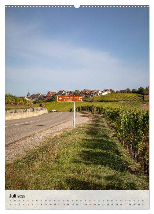 Elsass Alsace Riquewihr, das idyllische Weindorf (CALVENDO Premium Wandkalender 2025)