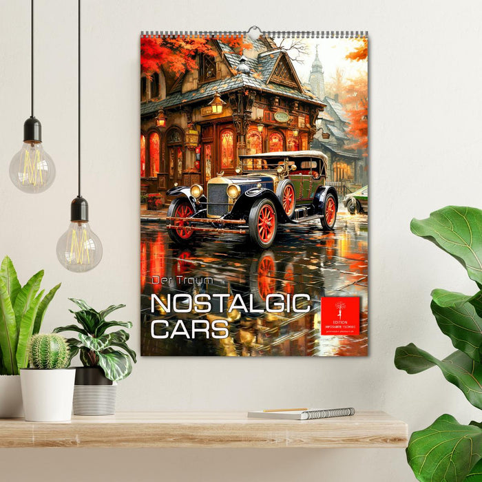 Nostalgic Cars der Traum (CALVENDO Wandkalender 2025)