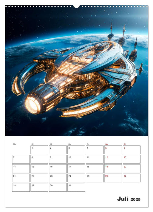 FERNE WELTEN Cooler Terminplaner (CALVENDO Premium Wandkalender 2025)