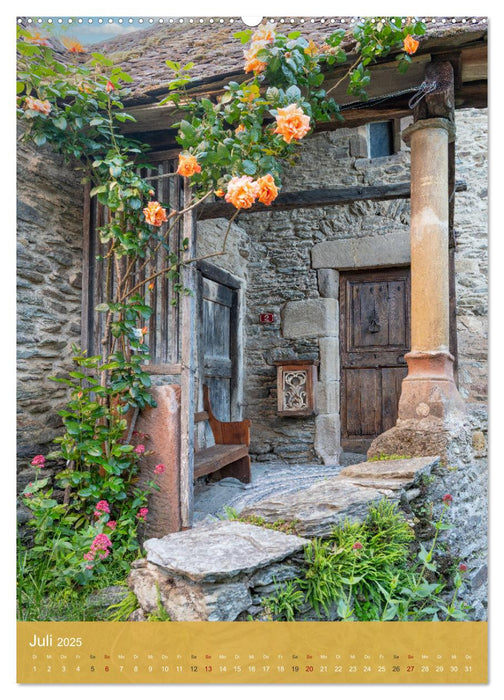 Conques - Via Podiensis (CALVENDO Premium Wandkalender 2025)