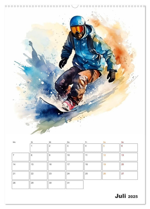 Aktivitäten im Sport (CALVENDO Premium Wandkalender 2025)