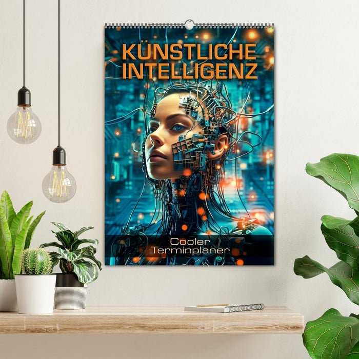 KÜNSTLICHE INTELLIGENZ Cooler Terminplaner (CALVENDO Wandkalender 2025)