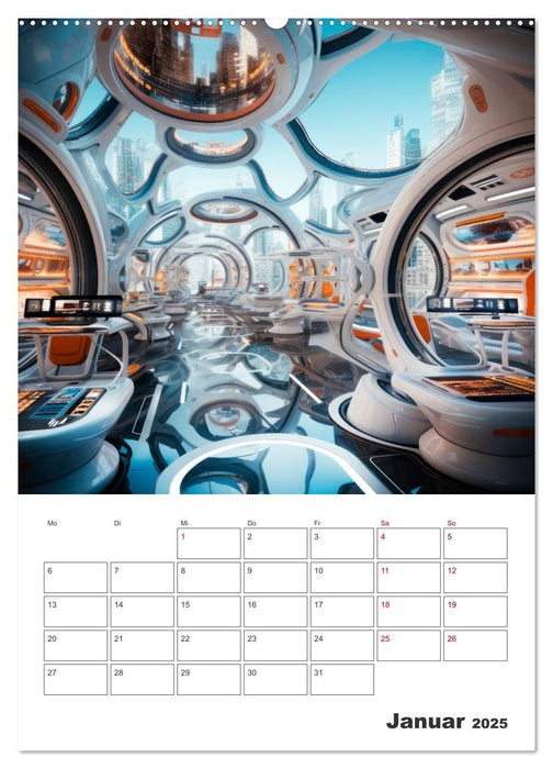 METAVERSE Cooler Terminplaner (CALVENDO Wandkalender 2025)