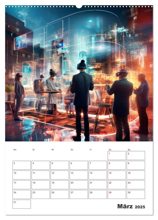 METAVERSE Cooler Terminplaner (CALVENDO Wandkalender 2025)