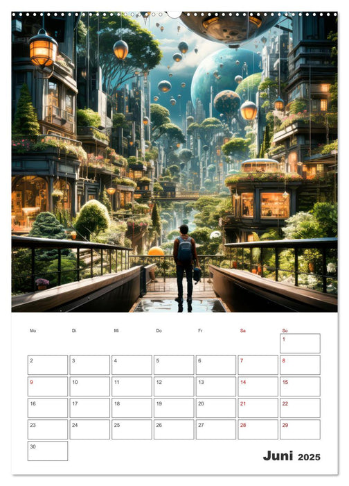 METAVERSE Cooler Terminplaner (CALVENDO Wandkalender 2025)