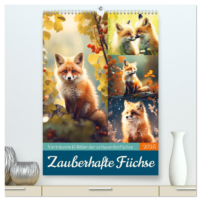 Zauberhafte Füchse (CALVENDO Premium Wandkalender 2025)