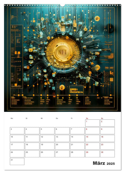 KRYPTO Cooler Terminplaner (CALVENDO Wandkalender 2025)