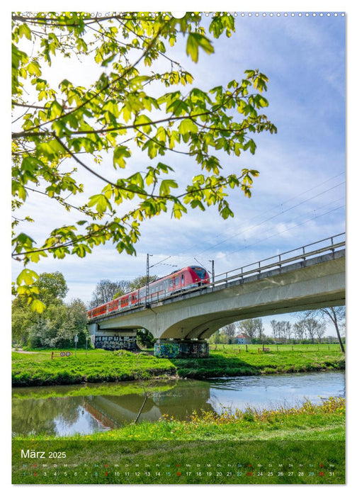 Die Rur im Kreis Heinsberg (CALVENDO Wandkalender 2025)