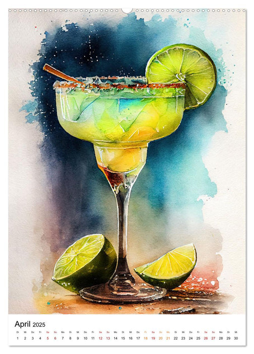 Künstlerische Cocktails (CALVENDO Wandkalender 2025)