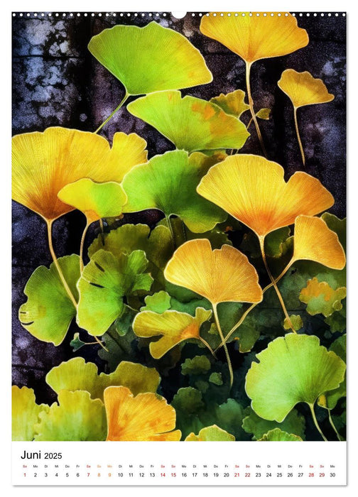 Ginkgo Biloba Schönheit (CALVENDO Wandkalender 2025)