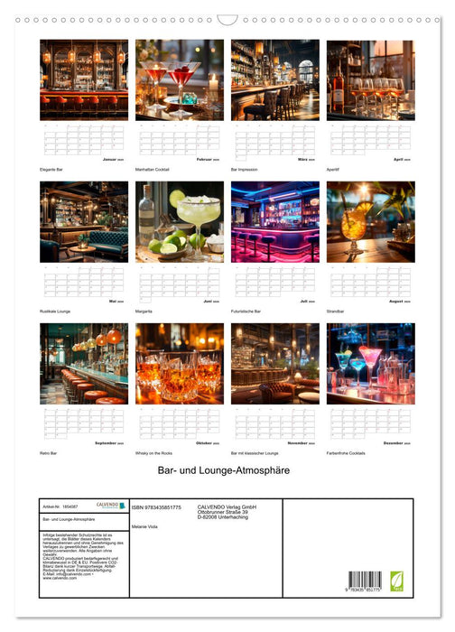 Bar- und Lounge-Atmosphäre (CALVENDO Wandkalender 2025)