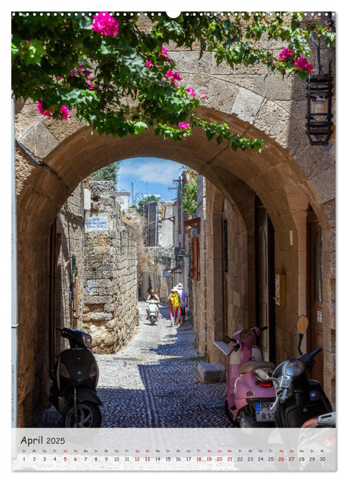 Rhodos und Symi, Insel der Schwammtaucher (CALVENDO Wandkalender 2025)