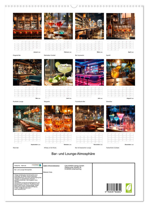 Bar- und Lounge-Atmosphäre (CALVENDO Premium Wandkalender 2025)