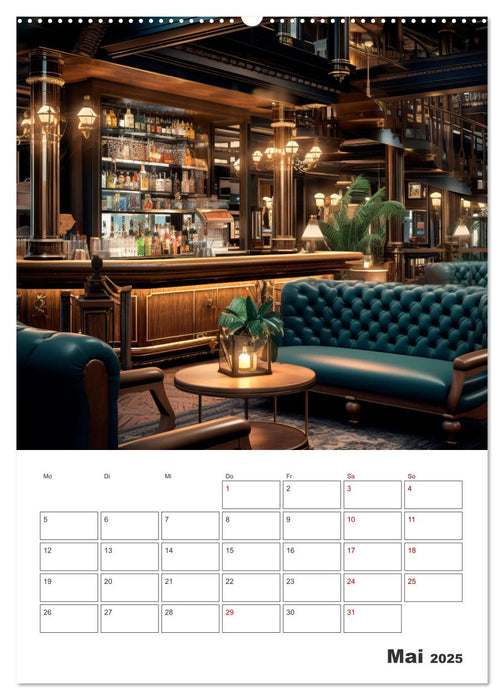 Bar- und Lounge-Atmosphäre (CALVENDO Premium Wandkalender 2025)