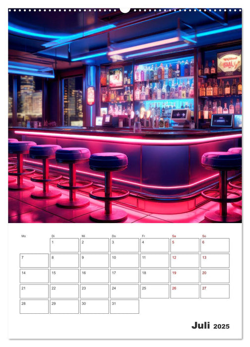 Bar- und Lounge-Atmosphäre (CALVENDO Premium Wandkalender 2025)