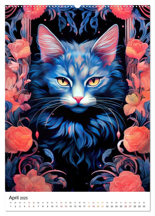 Katzen Zen (CALVENDO Premium Wandkalender 2025)