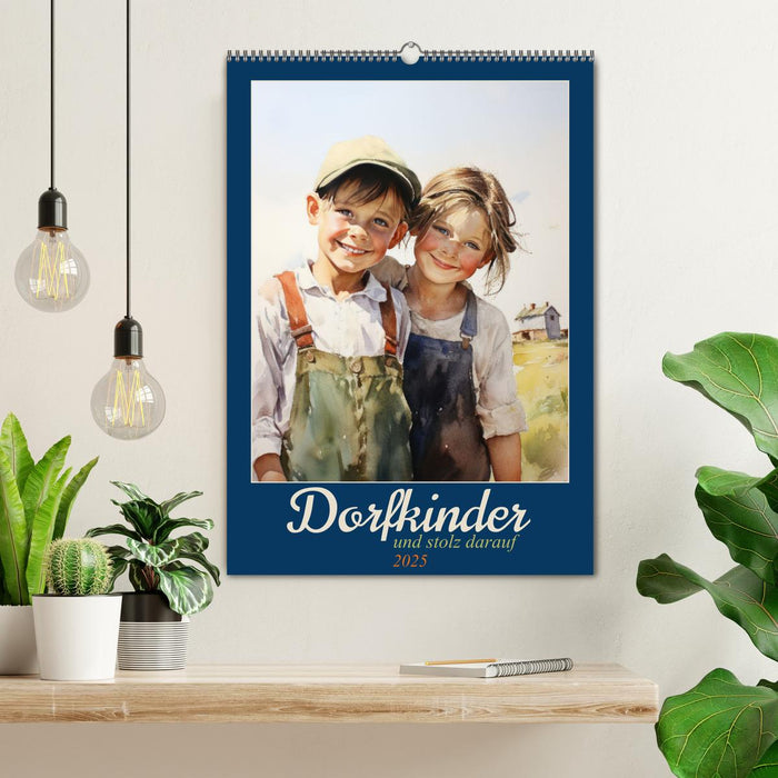 Dorfkinder und stolz darauf (CALVENDO Wandkalender 2025)