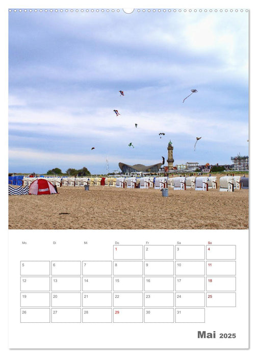 Mein Warnemünde - Das moderne Ostseebad im Norden von Rostock (CALVENDO Wandkalender 2025)