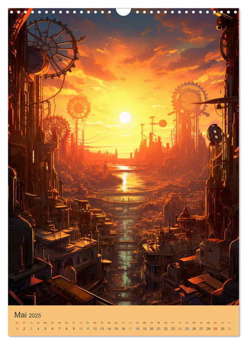 Steampunk-Universum (CALVENDO Wandkalender 2025)