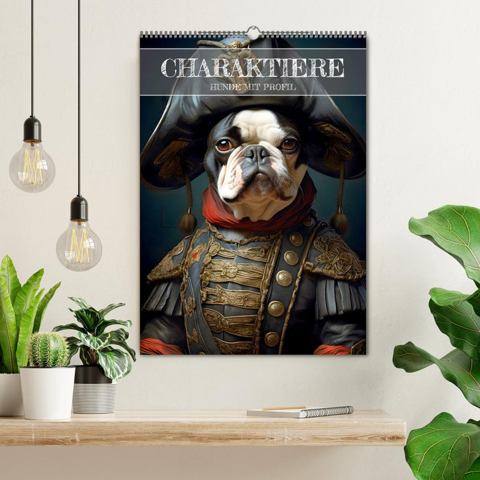 CHARAKTIERE Hunde mit Profil (CALVENDO Wandkalender 2025)