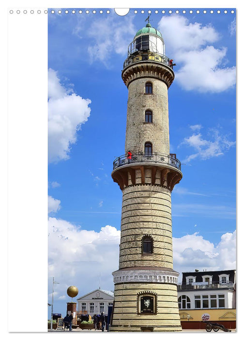 Leuchtender Geburtstagskalender - Leuchttürme an Ost-und Nordsee (CALVENDO Wandkalender 2025)