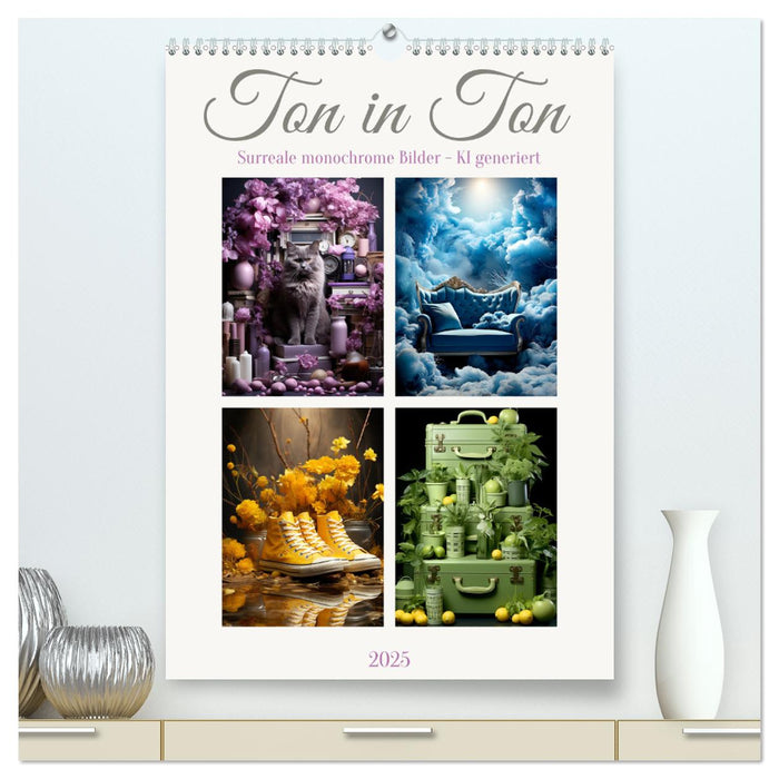 Ton in Ton (CALVENDO Premium Wandkalender 2025)