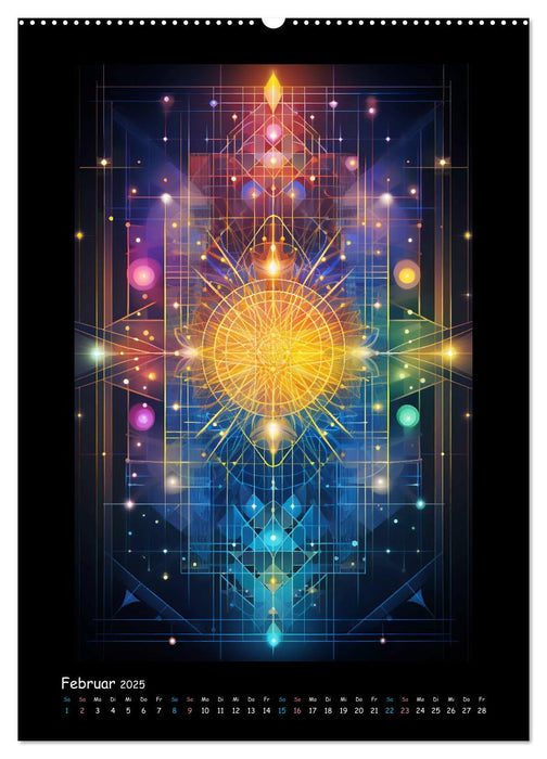 Fractale Mandalas (CALVENDO Wandkalender 2025)