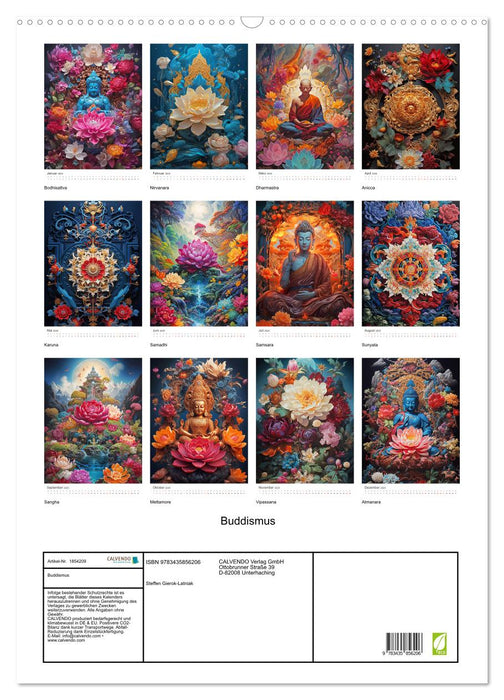 Buddismus (CALVENDO Wandkalender 2025)